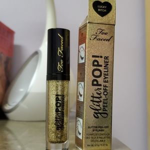 Too Faced Glitter Pop Peel-Off Eyeliner - Gold